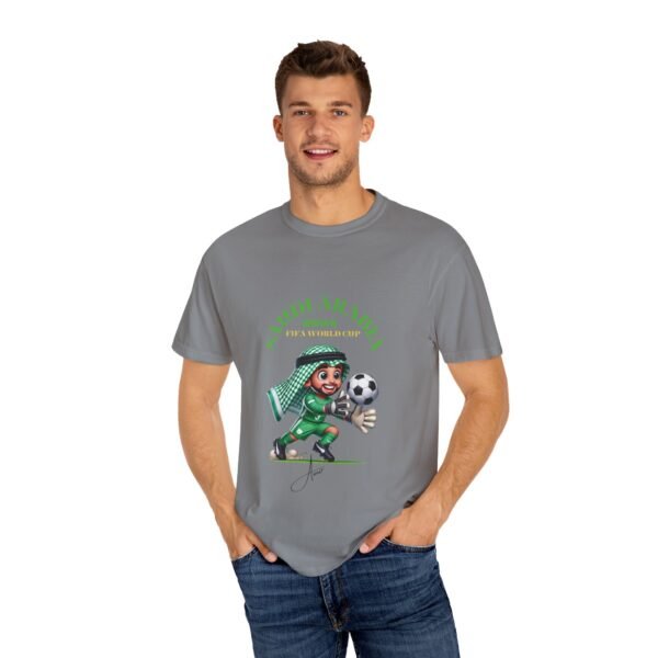 Unisex Garment-Dyed Soccer T-Shirt - Saudi Arabia 2034 FIFA World Cup - Image 24