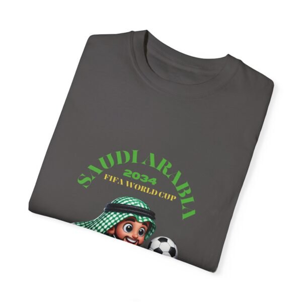Unisex Garment-Dyed Soccer T-Shirt - Saudi Arabia 2034 FIFA World Cup - Image 51