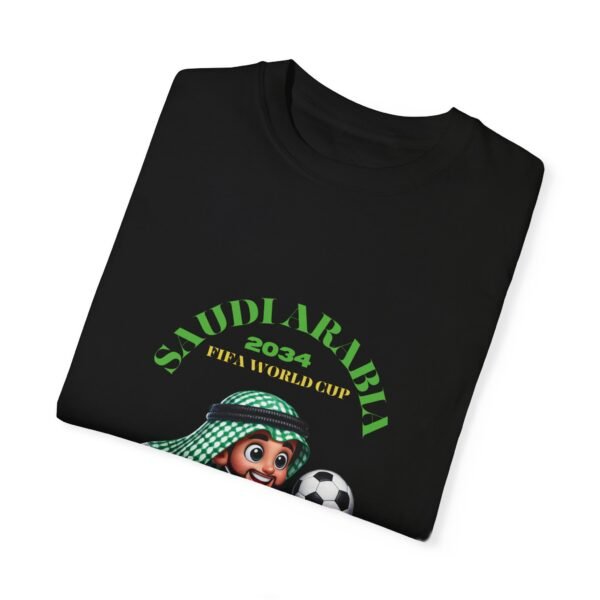 Unisex Garment-Dyed Soccer T-Shirt - Saudi Arabia 2034 FIFA World Cup - Image 55
