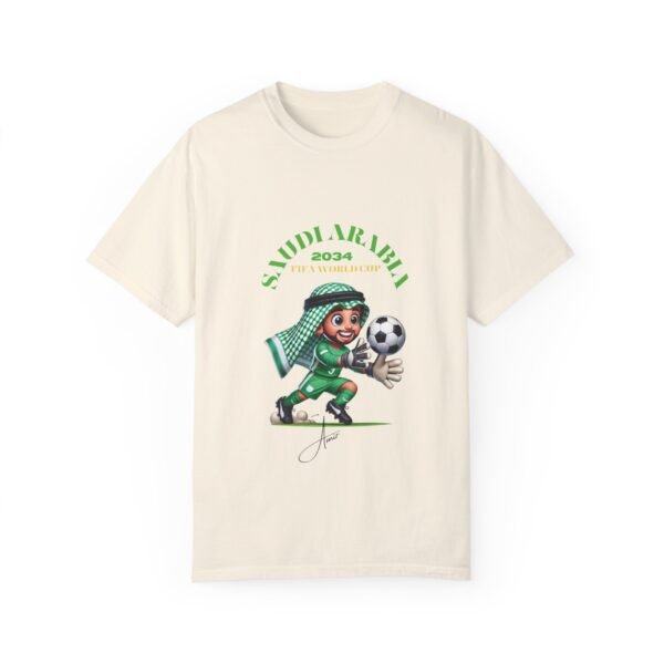 Unisex Garment-Dyed Soccer T-Shirt - Saudi Arabia 2034 FIFA World Cup - Image 9