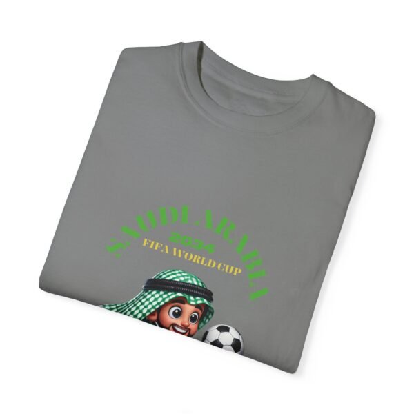 Unisex Garment-Dyed Soccer T-Shirt - Saudi Arabia 2034 FIFA World Cup - Image 23