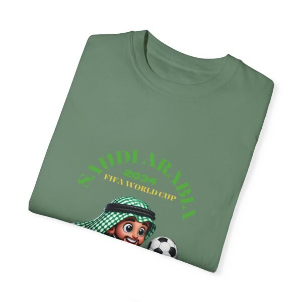 Unisex Garment-Dyed Soccer T-Shirt - Saudi Arabia 2034 FIFA World Cup - Image 43