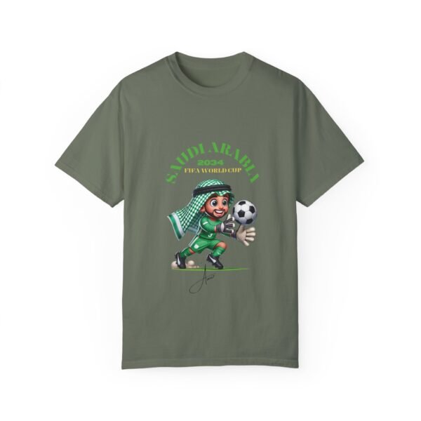 Unisex Garment-Dyed Soccer T-Shirt - Saudi Arabia 2034 FIFA World Cup - Image 33