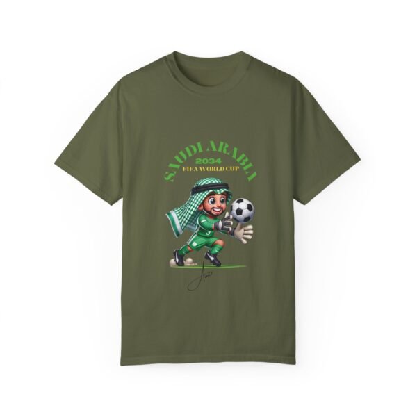 Unisex Garment-Dyed Soccer T-Shirt - Saudi Arabia 2034 FIFA World Cup - Image 25