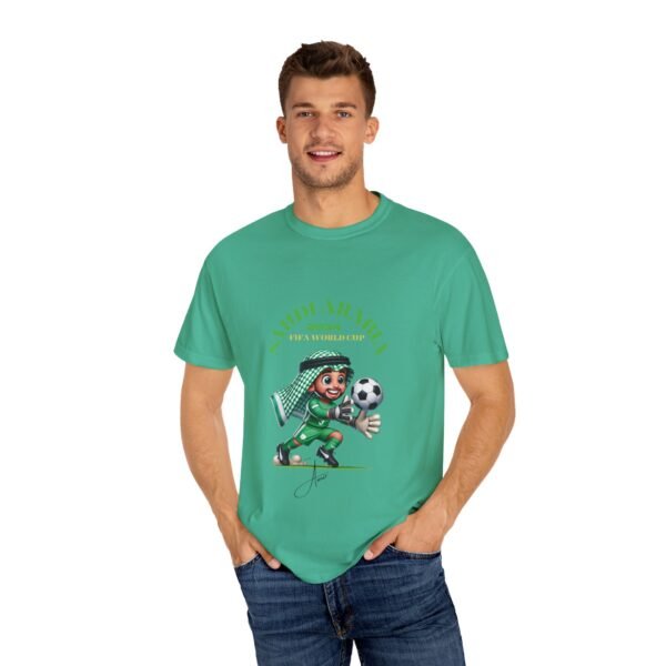 Unisex Garment-Dyed Soccer T-Shirt - Saudi Arabia 2034 FIFA World Cup - Image 40