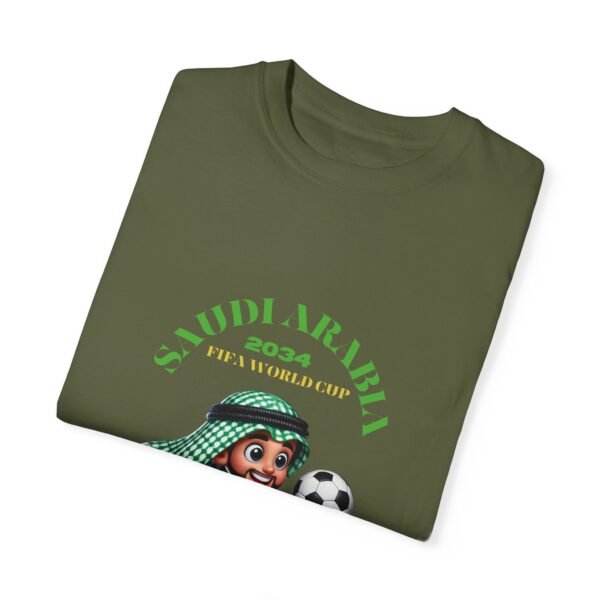 Unisex Garment-Dyed Soccer T-Shirt - Saudi Arabia 2034 FIFA World Cup - Image 27