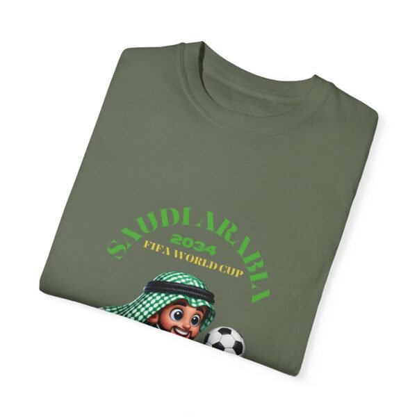 Unisex Garment-Dyed Soccer T-Shirt - Saudi Arabia 2034 FIFA World Cup - Image 35