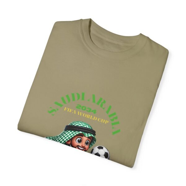 Unisex Garment-Dyed Soccer T-Shirt - Saudi Arabia 2034 FIFA World Cup - Image 15