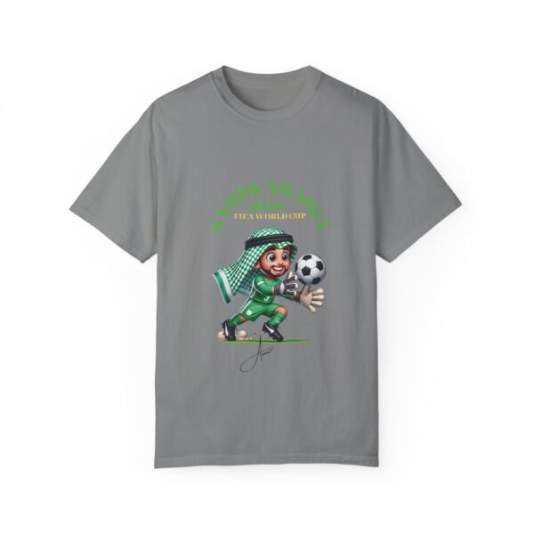 Unisex Garment-Dyed Soccer T-Shirt - Saudi Arabia 2034 FIFA World Cup - Image 45