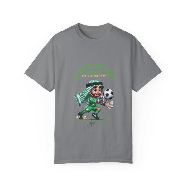 Unisex Garment-Dyed Soccer T-Shirt - Saudi Arabia 2034 FIFA World Cup - Image 21