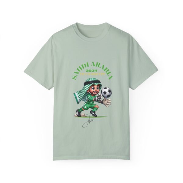 Unisex Garment-Dyed Soccer T-Shirt - Saudi Arabia 2034 FIFA World Cup - Image 29