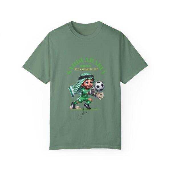 Unisex Garment-Dyed Soccer T-Shirt - Saudi Arabia 2034 FIFA World Cup - Image 41