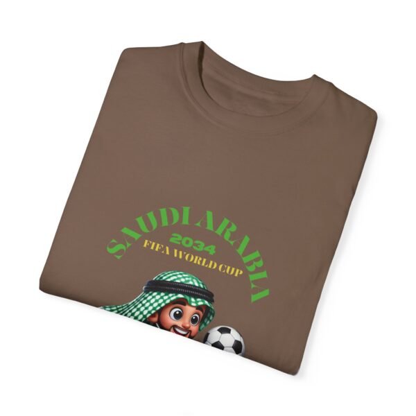 Unisex Garment-Dyed Soccer T-Shirt - Saudi Arabia 2034 FIFA World Cup - Image 19