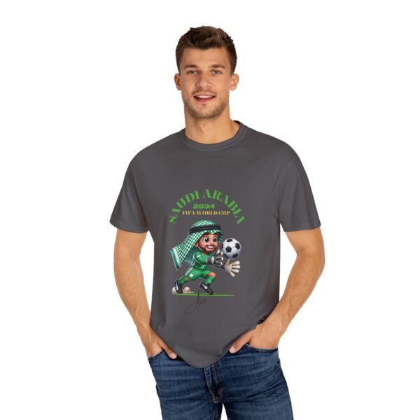 Unisex Garment-Dyed Soccer T-Shirt - Saudi Arabia 2034 FIFA World Cup - Image 52