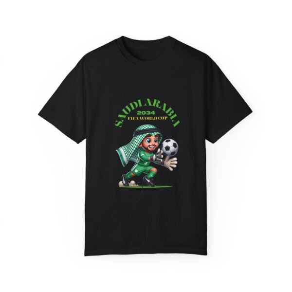 Unisex Garment-Dyed Soccer T-Shirt - Saudi Arabia 2034 FIFA World Cup - Image 53