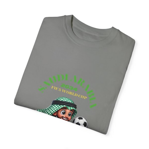 Unisex Garment-Dyed Soccer T-Shirt - Saudi Arabia 2034 FIFA World Cup - Image 47