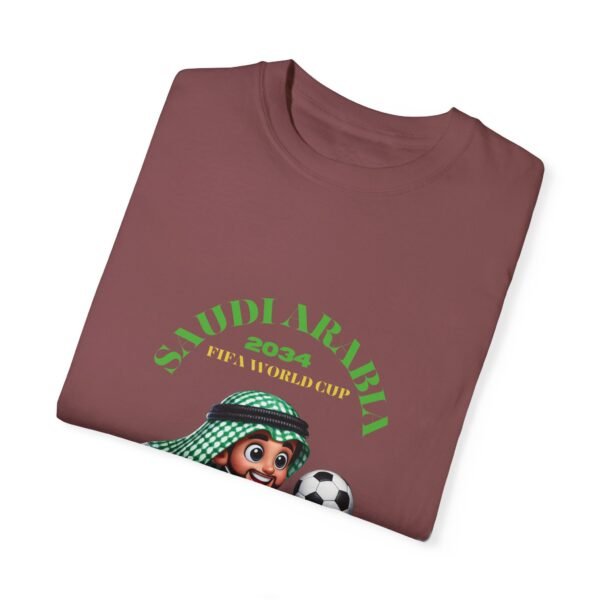 Unisex Garment-Dyed Soccer T-Shirt - Saudi Arabia 2034 FIFA World Cup - Image 7
