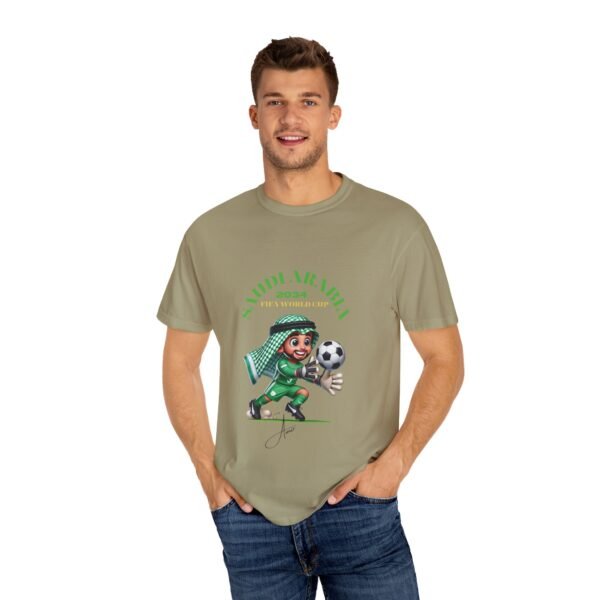 Unisex Garment-Dyed Soccer T-Shirt - Saudi Arabia 2034 FIFA World Cup - Image 16