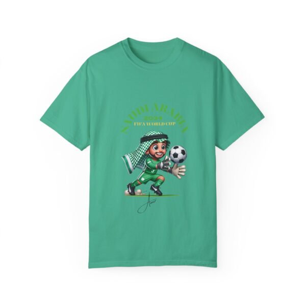 Unisex Garment-Dyed Soccer T-Shirt - Saudi Arabia 2034 FIFA World Cup - Image 37