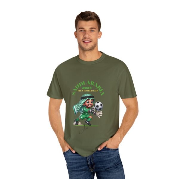 Unisex Garment-Dyed Soccer T-Shirt - Saudi Arabia 2034 FIFA World Cup - Image 28