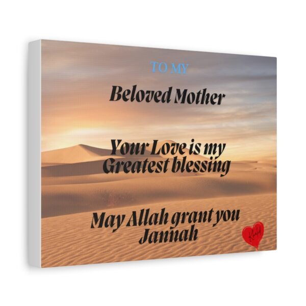 Matte Canvas, Stretched, 1.25" 'Beloved Mother' - Image 2